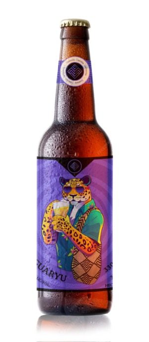 Mockup cerveza Jaguaryu solo botella